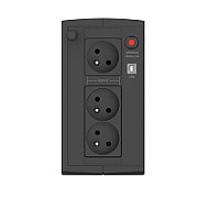 UPS Ever Duo 850 PL AVR USB, 850 VA, 550 W, cu management, line-interactive, 3x Schuko, 1x USB, 12V/5Ah Tower, Negru