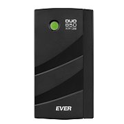 UPS Ever Duo 850 PL AVR USB, 850 VA, 550 W, cu management, line-interactive, 3x Schuko, 1x USB, 12V/5Ah Tower, Negru