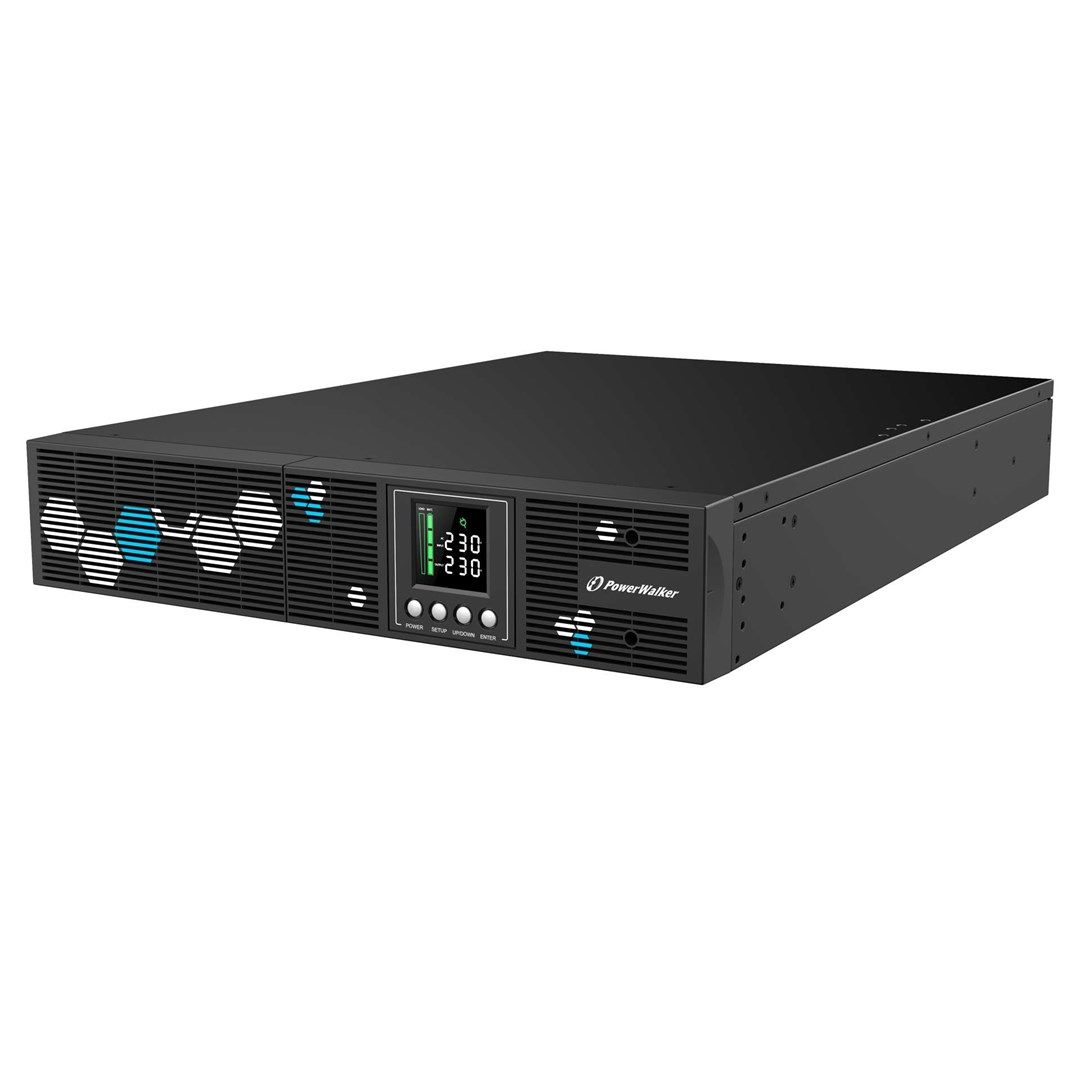UPS PowerWalker VI 3000 RLP, 3000 VA, 2700 W, cu management, line-interactive, 8x C13, 12V 9Ah LCD, Rack 2U, Negru