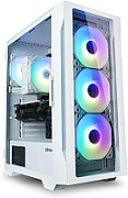 CARCASA Zalman  i3 Neo , middle tower, gaming, fara sursa, suporta 8xfan, 4xfan inclus, , USB 3.1 gen1 x 2, USB 2.0 x 1, audio+mic, 7 sloturi expansiune, alb,  i3 NEO ARGB White  (timbru verde 0.32lei)