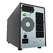 UPS Vertiv GXE3-1500IMT, 1500 VA, 1350 W, on-line double-conversion, 8x C13, 1x C14, 1x USB, Lead–acid, 9 minute (50% sarcina), Tower, Negru