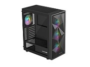 GENESIS DIAXID 605 ARGB MIDI TOWER CASE WITH USB-C WINDOW BLACK