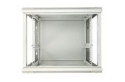 Extralink 19  9U 600x600 ASP Grey wall-mounted rack