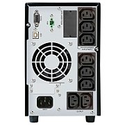 UPS PowerWalker VI 1100 CW FR, 1100 VA, 770 W, cu management, line-interactive, 3x Schuko, 1x C14, 12V 7Ah LCD, Tower, Negru