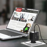67W GAN PD USB-C MINI CHARGER/WITH 3 TYPES OF DC CONNECTOR - E