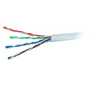 Kabel Emiter Net UTP (U/UTP) kat.5e 350MHz  drut  standard  szary