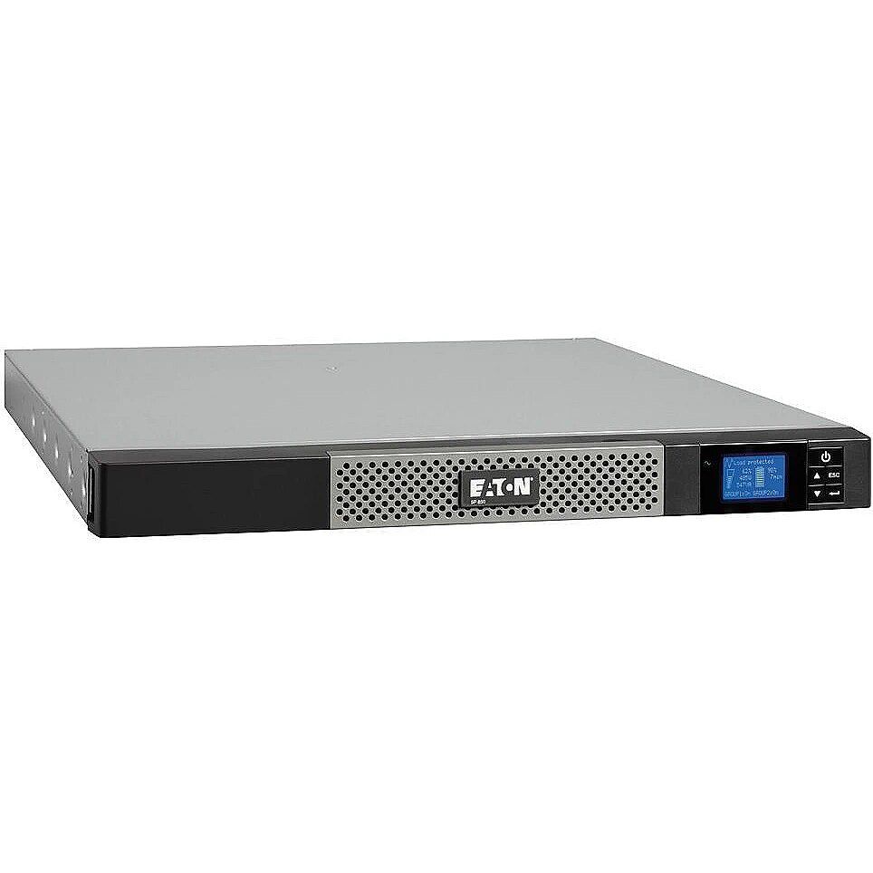 UPS Eaton 5P850IRG2, 850 VA, 680 W, line-interactive, 4x C13, 1x C14, 1x USB, 6 V/ 7 Ah Lead–acid maintenance-free, Rack 2U, Gri