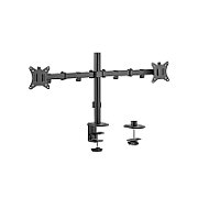 Gembird MA-D2-01 monitor mount / stand 81.3 cm (32 ) Black Desk