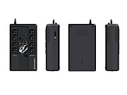 UPS PowerWalker VI 800 MS FR, 800 VA, 480 W, cu management, line-interactive, 8x Schuko, 1x RJ45, 12.0V/9.0Ah Brick, Negru