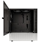 Observatory MX Glass ARGB, Mid-Tower, Negru/Alb