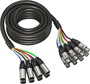 Behringer GMX-500 Kabel 8 x XLR F - 8 x XLR M 5m