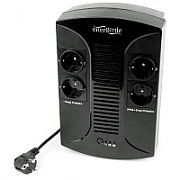 UPS Gembird EG-UPS-002, 850 VA, 510 W, line-interactive, 4x Schuko, 1x C13, 12V/8Ah Sealed Lead-acid, LED, Brick, Negru