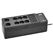 UPS APC BE1050G2-GR, 1050 VA, 600 W, off-line, 8x Schuko, 1x USB, Baterie cu plăci de plumb şi acid, Brick, Negru