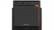 LOGIC J23 ATX/mATX Midi 2 x USB 3.0 Black Case w/o Power Adapter