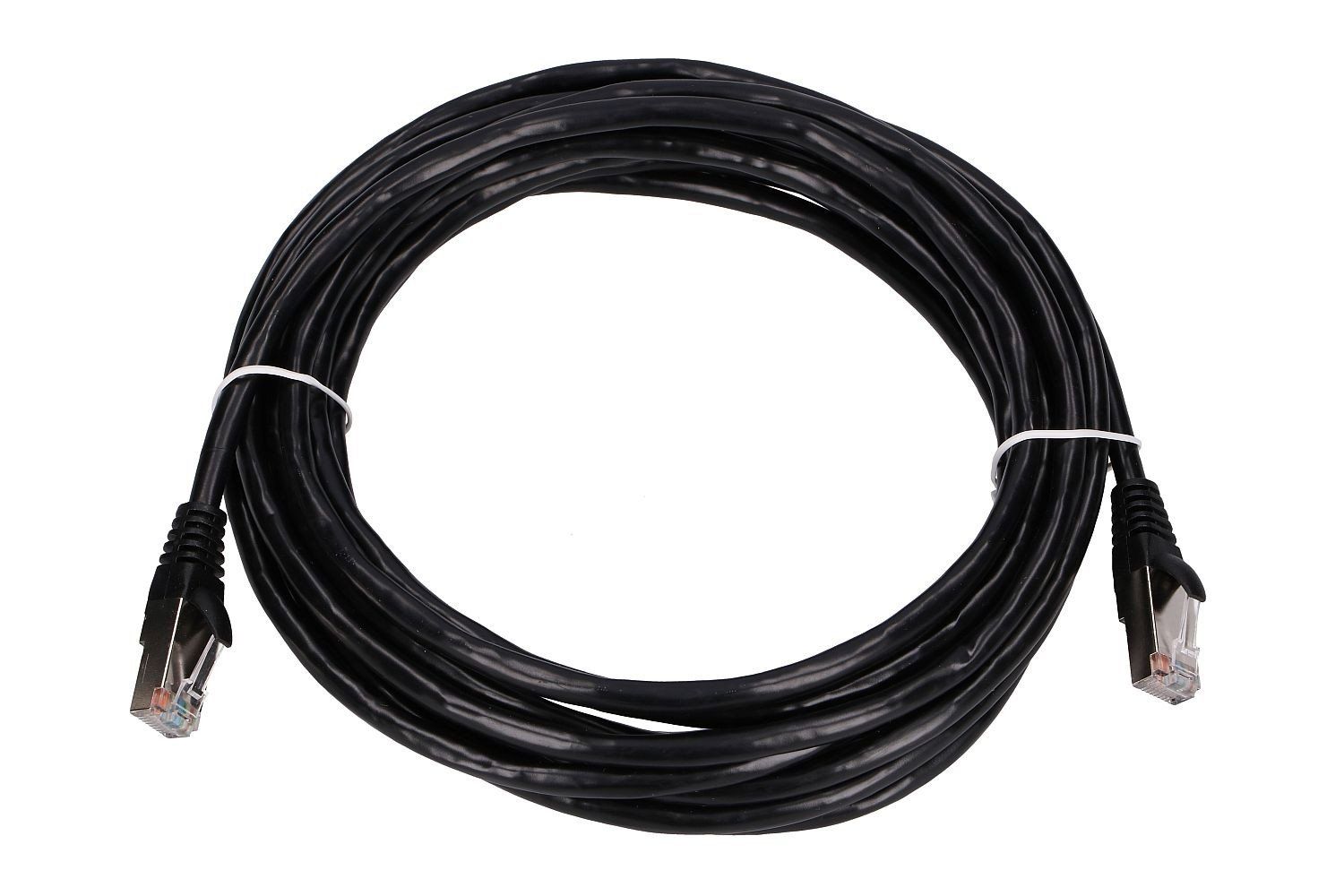 Extralink EX.7638 cabluri de rețea Negru 5 m Cat5e F/UTP (FTP)