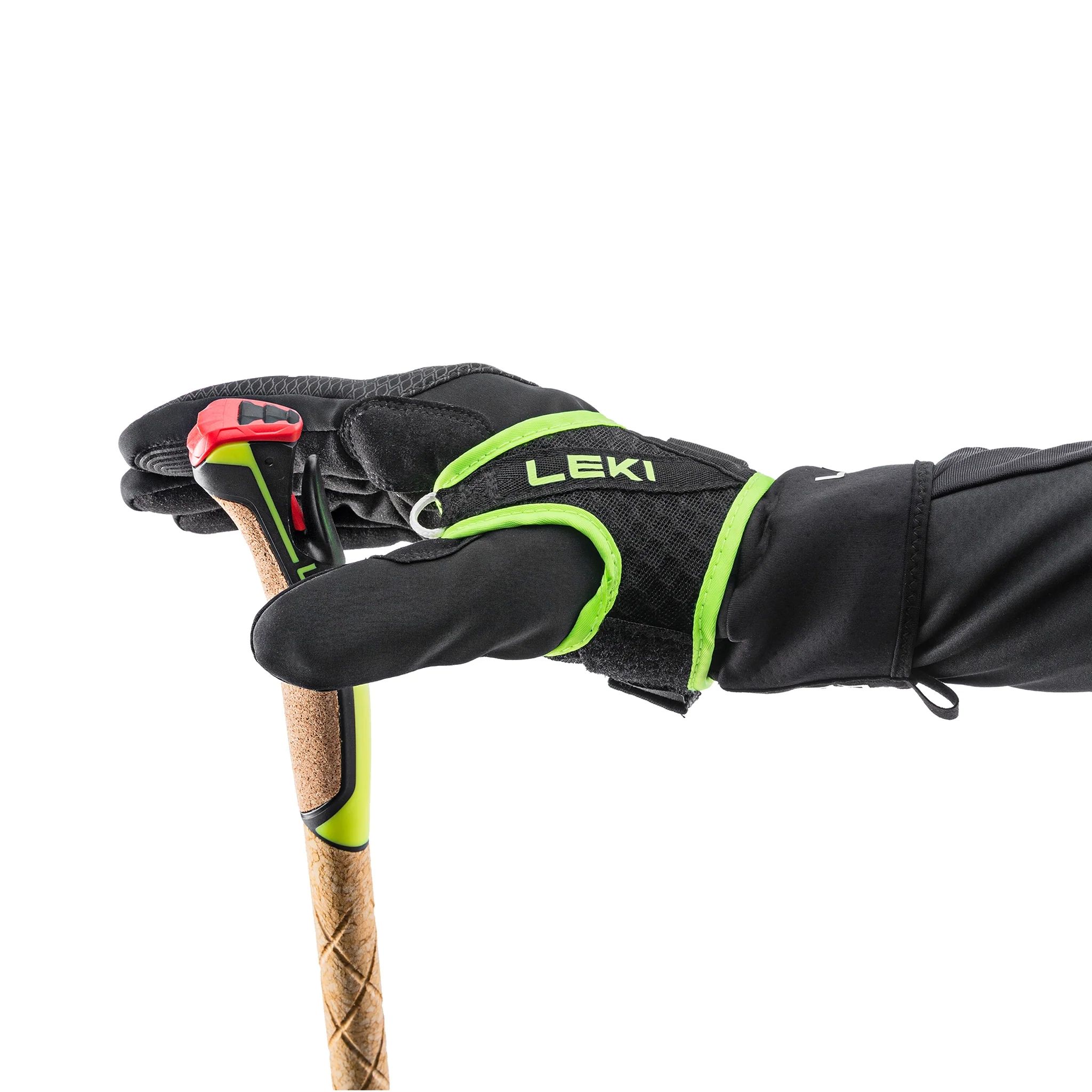LEKI KIJE Nordic Walking Flash Carbon green 125
