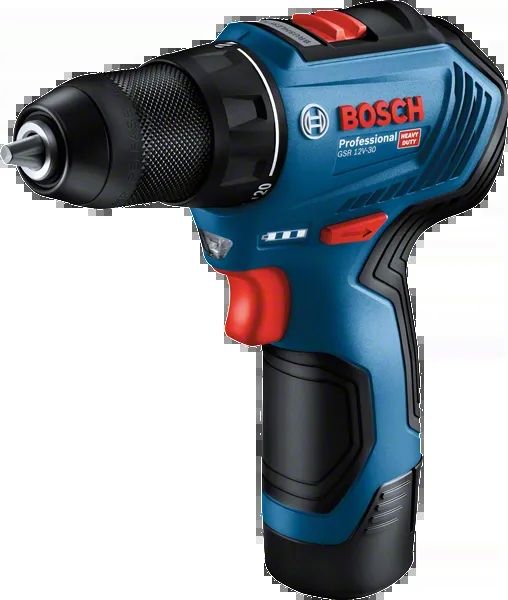 BOSCH SCREWDRIVER GSR 12V-30 2x2.0Ah 30/17Nm BL CASE
