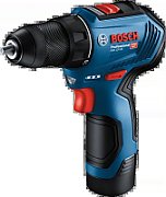 BOSCH SCREWDRIVER GSR 12V-30 2x2.0Ah 30/17Nm BL CASE