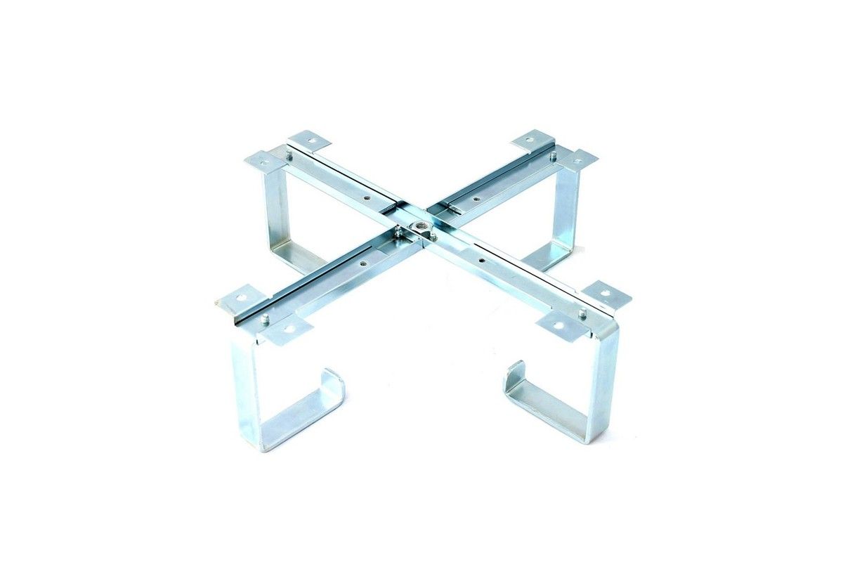 Spare cable frame adjustable  width/height400-600 mm  depth 120 mm  galvanized steel