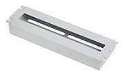 19  panel with DIN rail for installation of modular equipment in the cabinet  grey