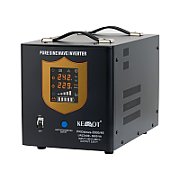 UPS Kemot URZ3430, 3500 VA, 2400 W, 2x Schuko, 48 VDC, LED, Tower, Negru