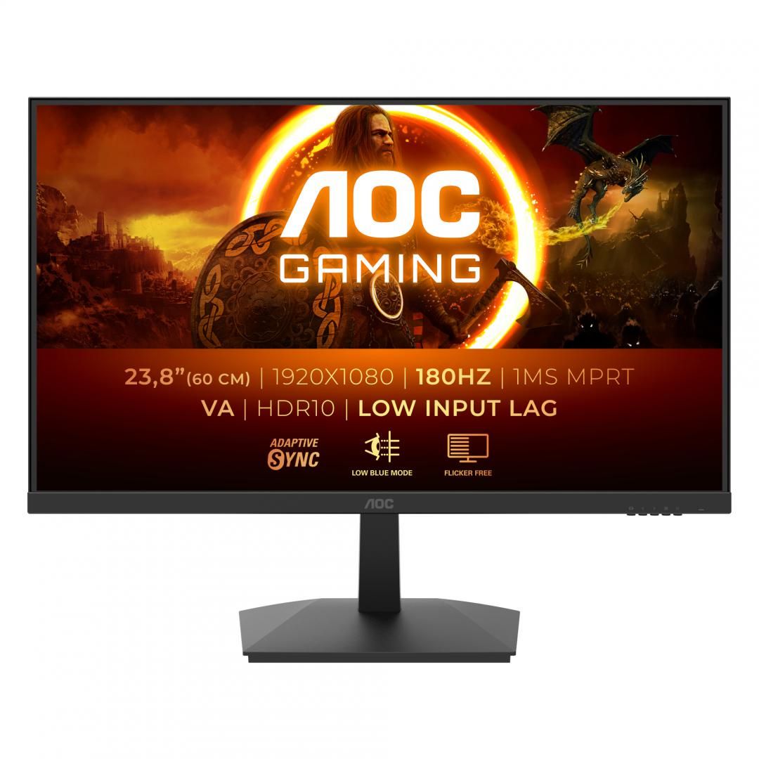 Monitor 23.8 inch AOC 24G15N2 1920 x 1080 pixeli, 180 Hz
