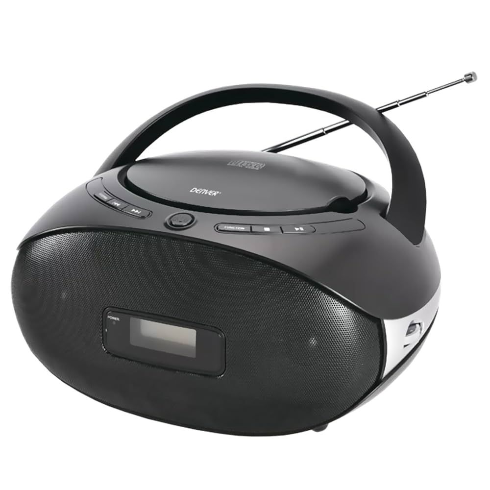 Boombox Denver TC-29 with FM radio and CD input black