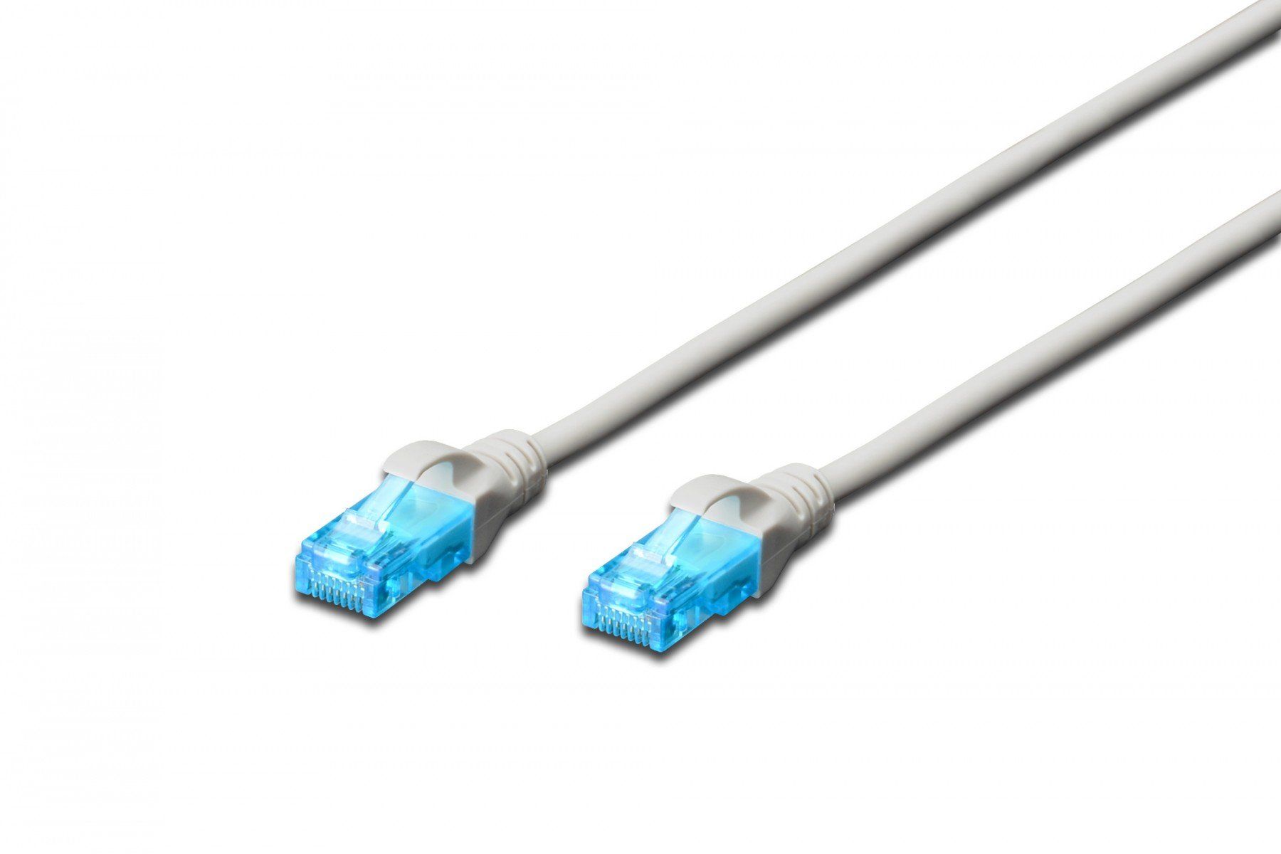 Digitus 5m Cat5e U-UTP cabluri de rețea Gri U/UTP (UTP)