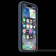IPHONE 16 SILICONE CASE/WITH MAGSAFE - DENIM