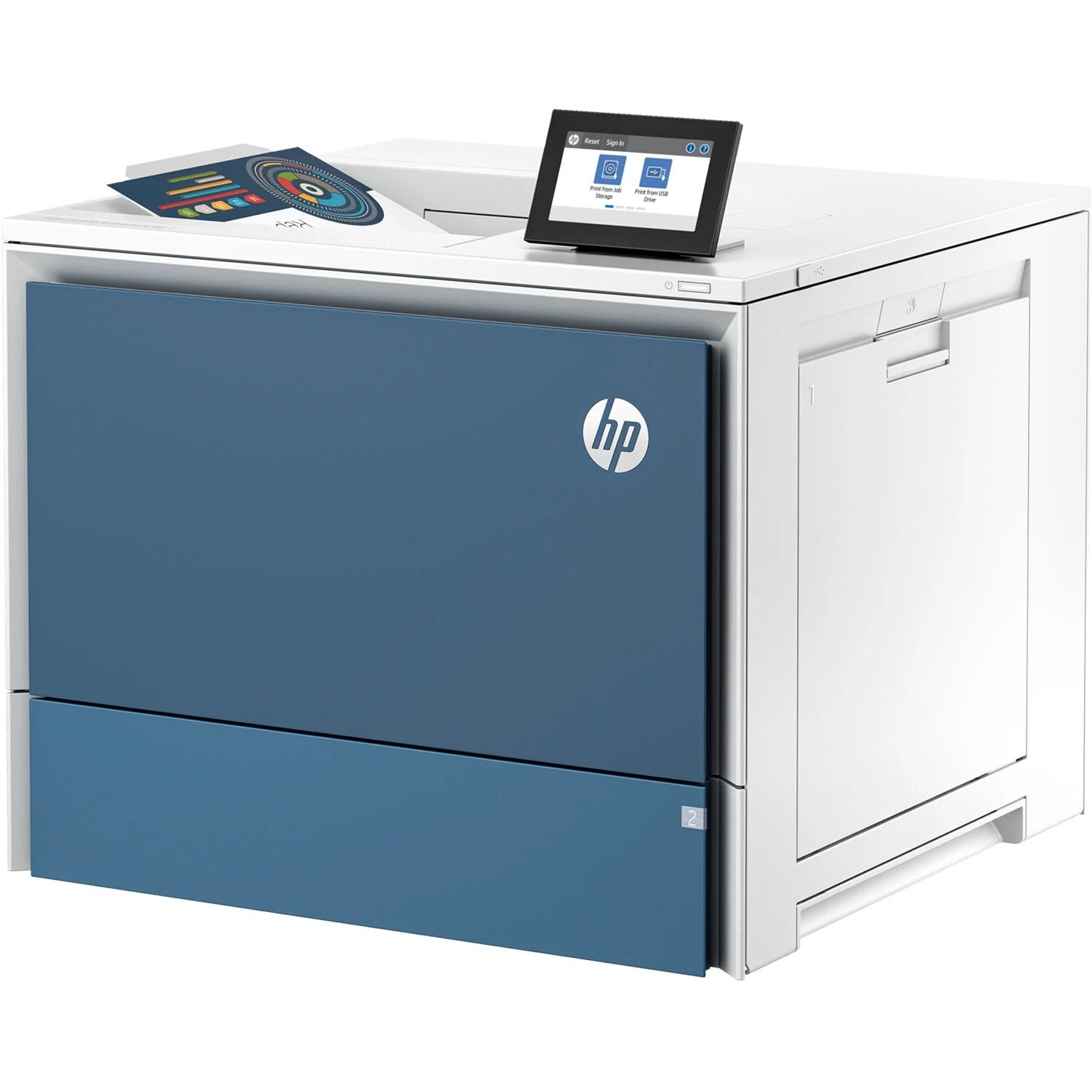 HP Color LaserJet Enterprise 6700dn Printer colour Duplex laser A4 1200x1200dpi 52ppm mono 52ppm colour 650sheets LAN USB