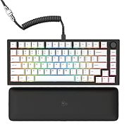 Glorious GMMK 3 Pro 75% Custom Gaming Keyboard - Pre-Built  ANSI (US)  Fox Switches  silver
