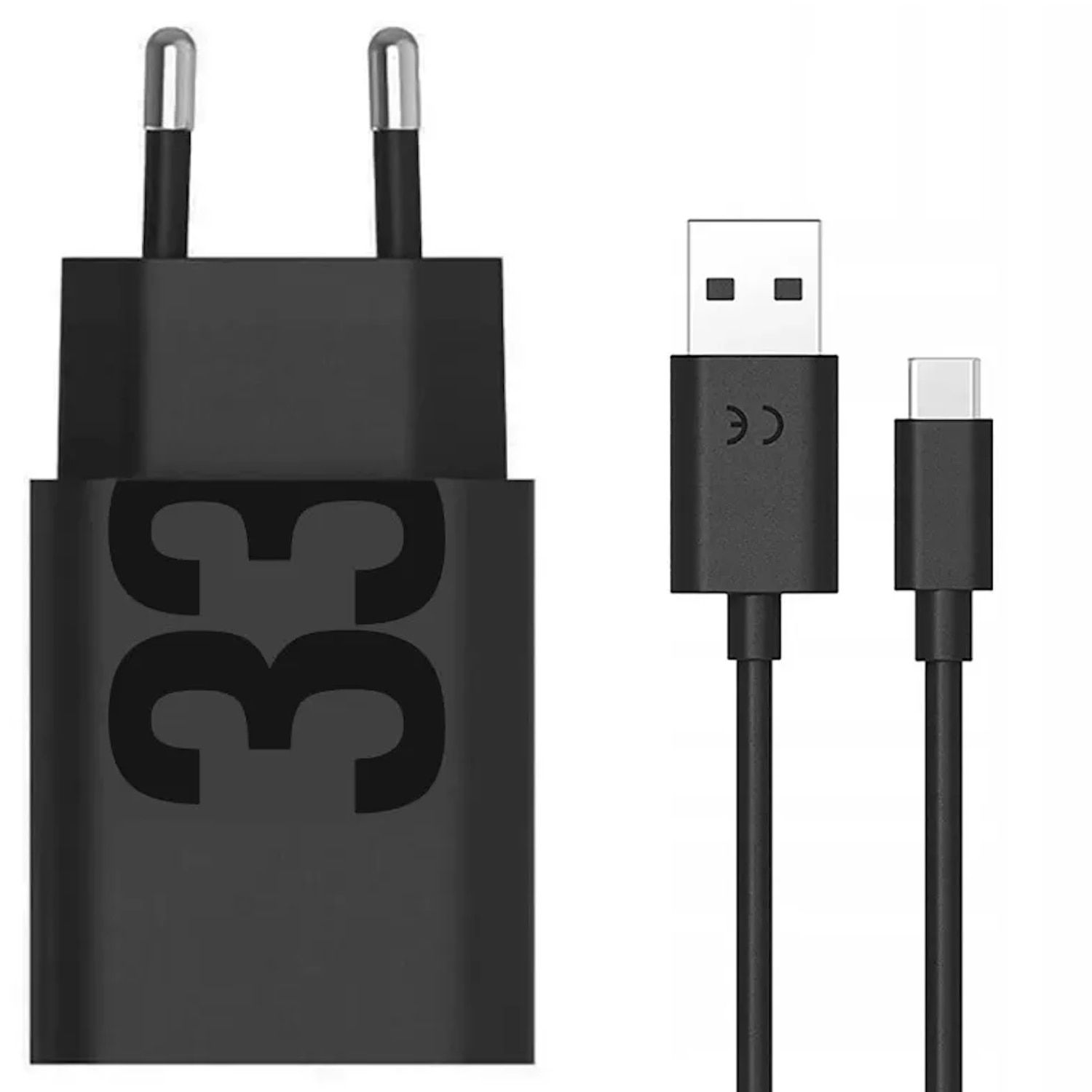 Motorola TurboPower Wall Charger 33W USB-C  1m C-C cable  Black