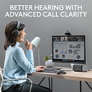 HEADSET LOGITECH ZONE WRLS 2 UC/GRAPHITETEAMS 2.4GHZ/BT N/A 914