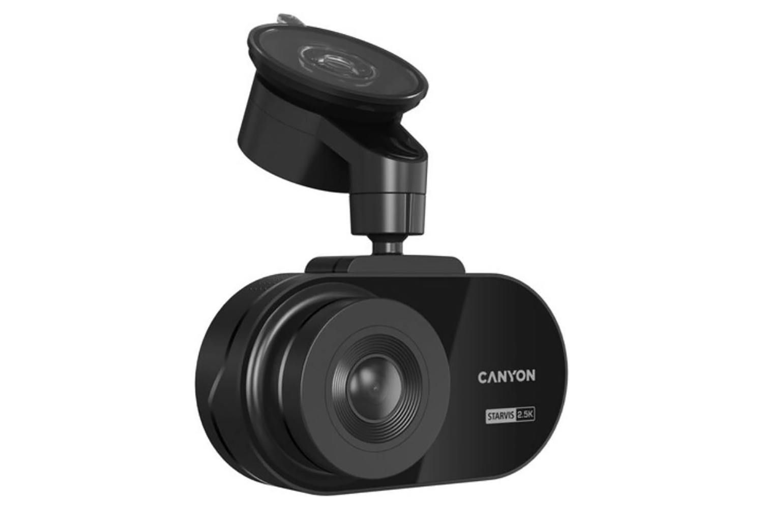CANYON car recorder DVR25 WQHD 2.5K 1440p Wi-Fi Black