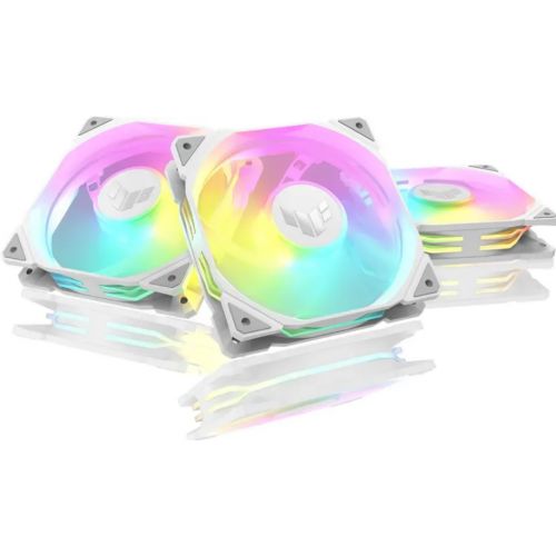 Ventilator Asus TUF GAMING TR120 FAN ARGB RV WHITE 3IN1 ,3 x 3 x 28 mm ,2000 rpm ,Alb ,ARGB