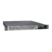 UPS APC SRTL3KRM1UIC, 3 kVA, 3000 W, on-line double-conversion, 3x C13, 2x C19, 1x RJ45, 1x USB, 50 V Lithium-ion, LCD, Tower/Rack 1U, Gri