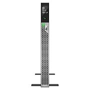 UPS APC SRTL3KRM1UIC, 3 kVA, 3000 W, on-line double-conversion, 3x C13, 2x C19, 1x RJ45, 1x USB, 50 V Lithium-ion, LCD, Tower/Rack 1U, Gri