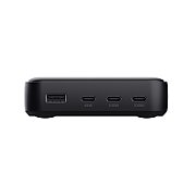 Statie de incarcare Trust,  4 porturi: 1 x USB-A & 3 x USB-C, putere maxima 100W, compatibil cu laptop, tableta, smartphone, accessorii, negru
