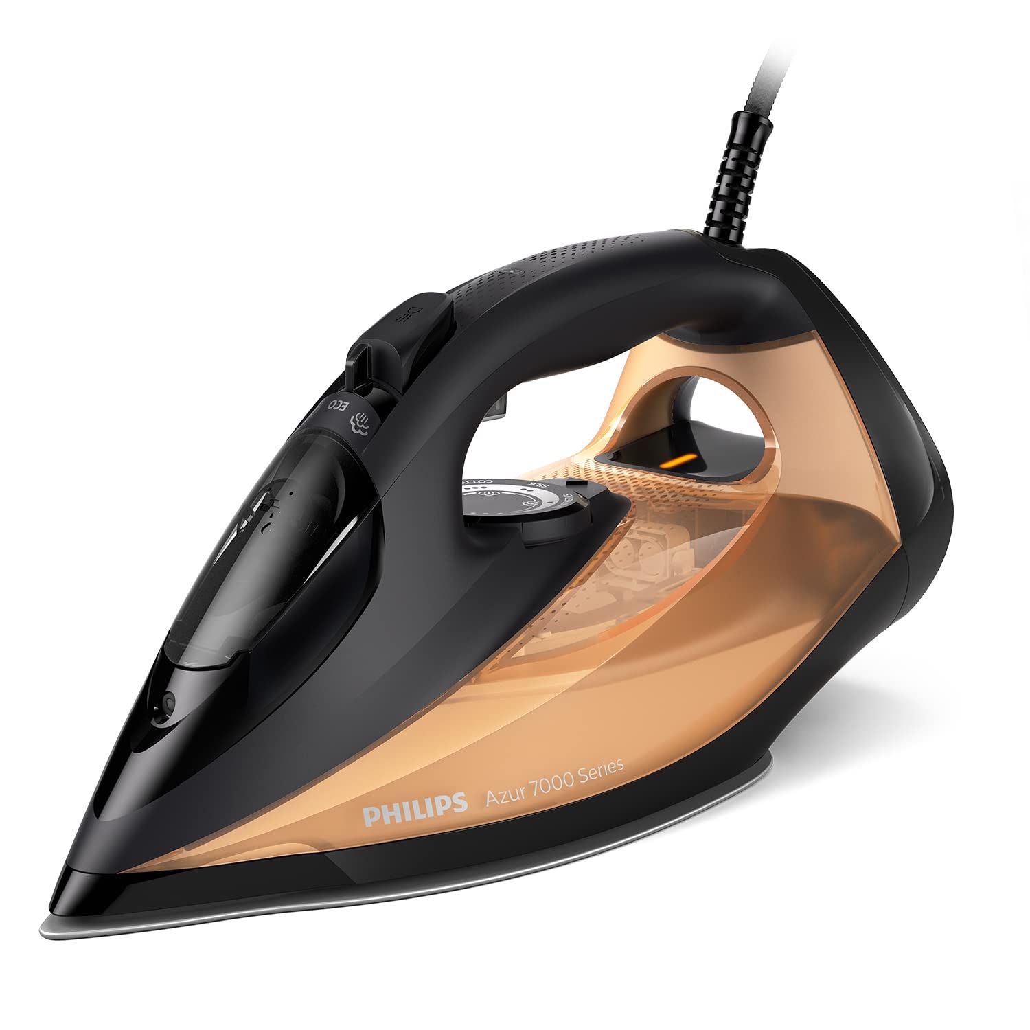 Philips 7000 series DST7040/80 HV Steam Iron Black/Gold