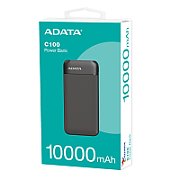 POWER BANK USB 10000MAH BLACK/PC100-14BK ADATA
