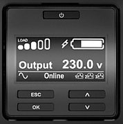 UPS APC SRT3000XLW-IEC, 3000 VA, 2700 W, cu management, on-line double-conversion, 6x C13, 2x C19, 1x USB, 96V Baterie cu plăci de plumb şi acid, Rack 2U, Negru