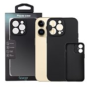 Husa Iphone 16 Pro Max Spacer, grosime 1.5mm, material flexibil TPU, negru  SPPC-AP-IP16PM-TPU