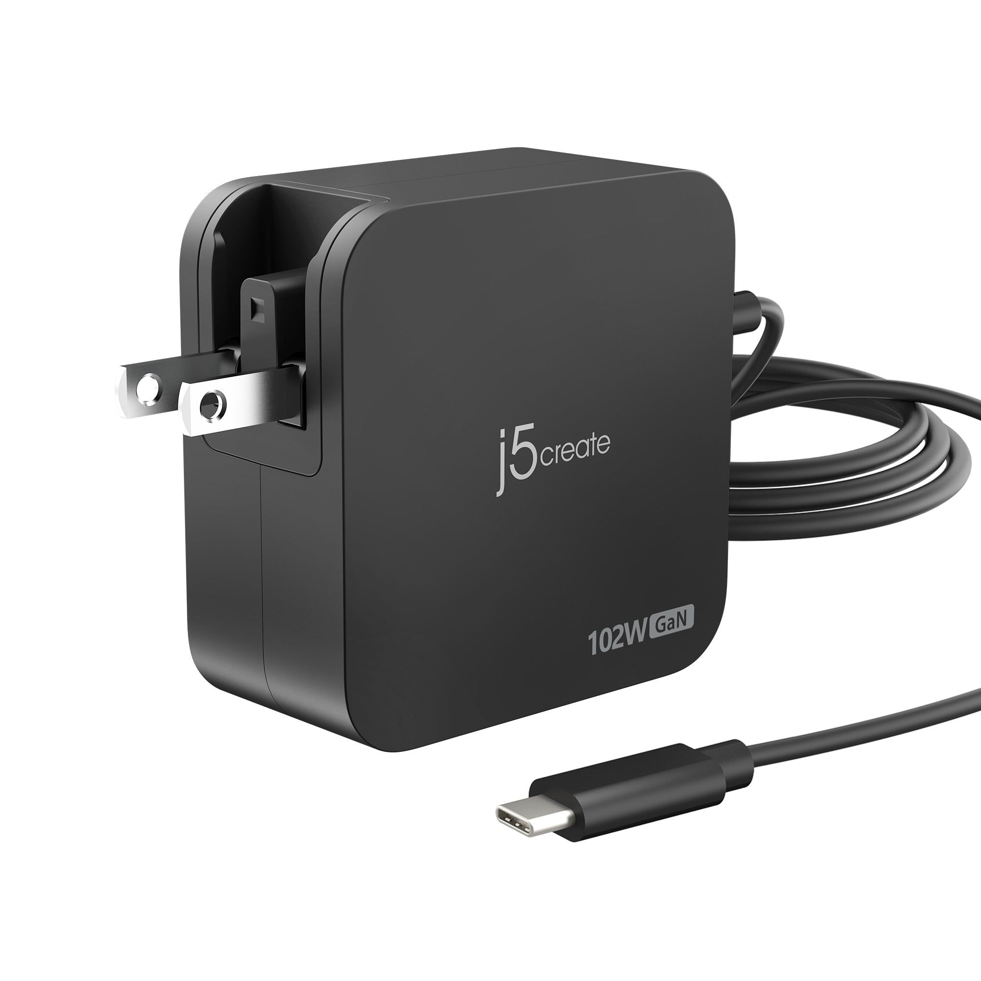 102W GAN PD USB-C 2-PORT/CHARGER CHANGEABLE AC PLUGS