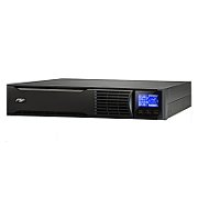 UPS FSP CHAMP 3K RACK, 3000 VA, 2700W, cu management, 3x Schuko, 1x C19, 1x USB, 12V 9Ah LCD, Rack 2U, Negru