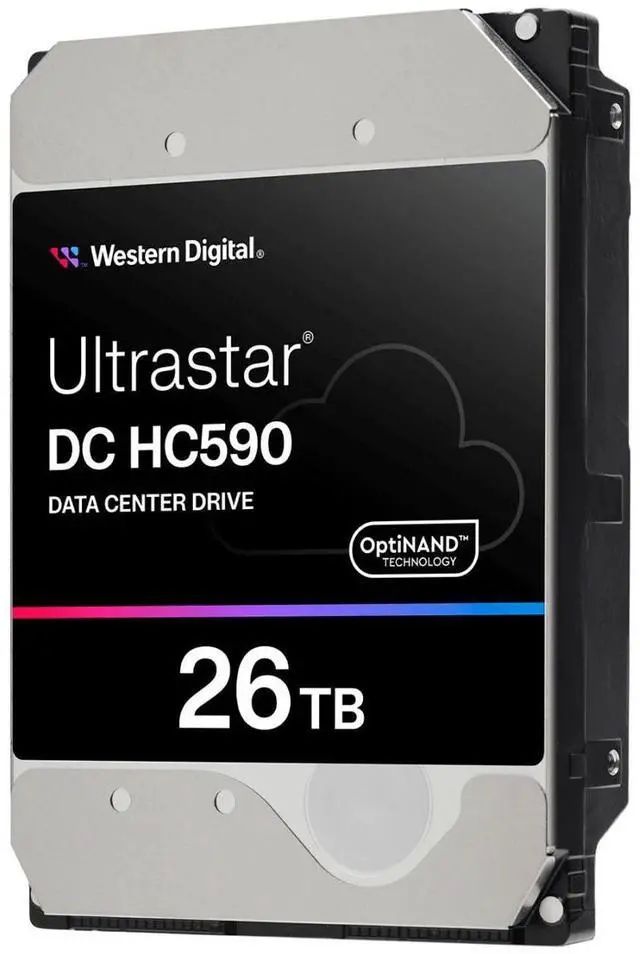 HDD server Western Digital Ultrastar DC HC590 26 TB 3.5 inch SATA 6G 7200 rpm 512 MB 512e