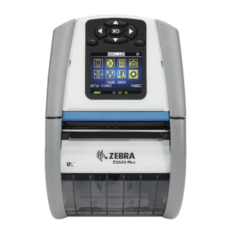 DT Printer ZQ620 Plus 3 /72mm Healthcare English fonts, Wi-Fi 6 Dual Radio (802.11AX / BT5.x), Linered platen, 0.75  core, Belt clip