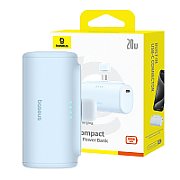 POWER BANK Baseus Compact, capacitate 5000mAh, 20W, 1 x USB Type-C, total 5V/2.4A, albastru,  P10068306313-00  (timbru verde 0.18 lei) - 6932172659523