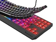 GAMING KEYBOARD GENESIS THOR 230 TKL DE RGB MECHANICAL OUTEMU RED BLACK HOT SWAP