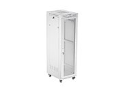 FLOOR-STANDING RACK CABINET 19  42U 600X800 GREY PERFORATED LCD DOOR LANBERG (FLAT PACK)