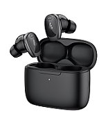 CASTI Edifier, wireless, intraauriculare - butoni, pt smartphone, microfon pe casca, conectare prin Bluetooth 5.4, negru, USB-C, ANC, IP55,  NEODOTS-BK , (include TV 0.15 lei)